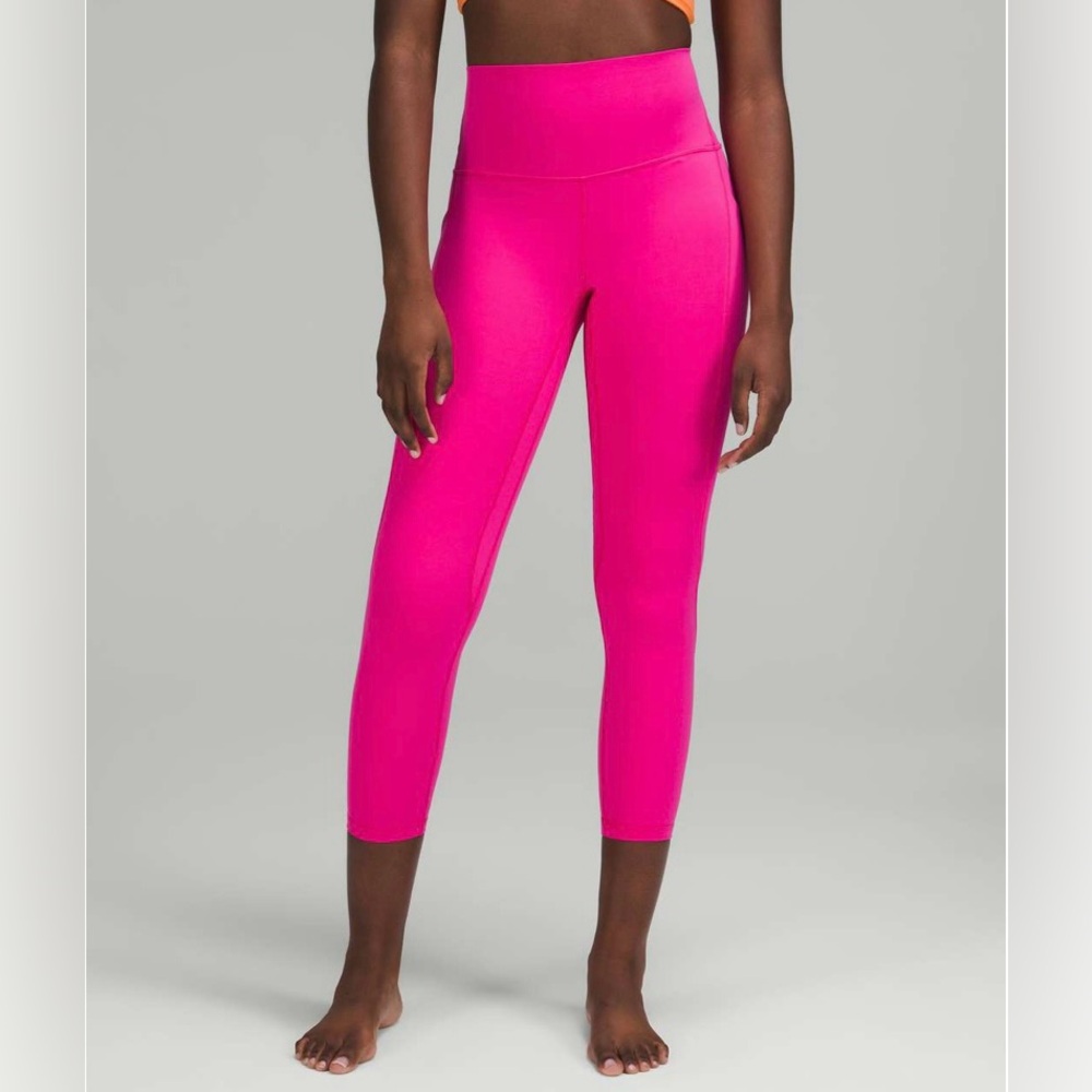 Lululemon Align High-Rise Pant 25” Sonic Pink Leggings Size 6